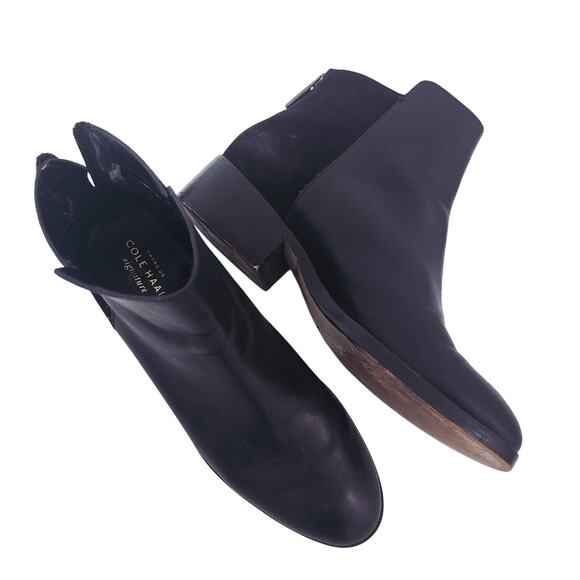 7 Cole Haan Women's Black Ankle Boots - Picture 1 of 6